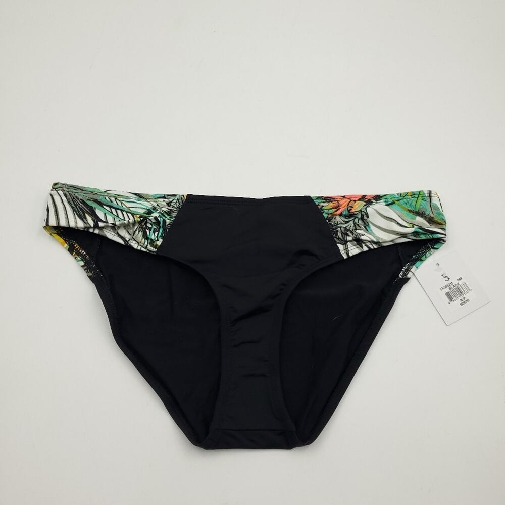 Skye Swimwear Black Bottom with Folia Print Size S